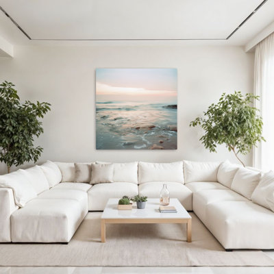 Seabreeze Melodies I Contemporary Ocean Sunset Art