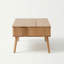 Table basse à plateau relevable en chêne massif 39 po avec rangement MCM-1267755299-1273601632