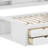 Full Size Wood Daybed With 2 Bedside Cabinets, Shelves And Drawers-438426241