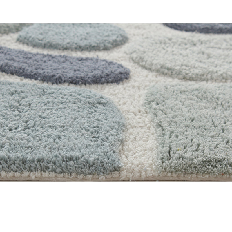 Ensemble de tapis de bain Creline, L 24 po x L 40 po, l 21 po x L 34 po, Bleu denim
