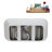 59" Streamline Soaking Freestanding Tub and Tray With Internal Drain-112235453