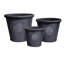 Rustic Style Rolled Rim Wide Vase Planter-87131648-87131654