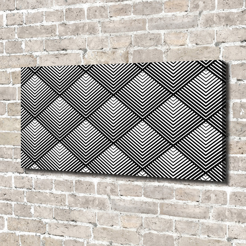 Geometric Background - Wrapped Canvas Print