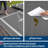 Outdoor Furniture Reversible Outdoor Area Rug Waterproof Plastic Patio Carpet UV & Weather Resistant Easy to Clean Modern Deck Ma-125284874-125284875