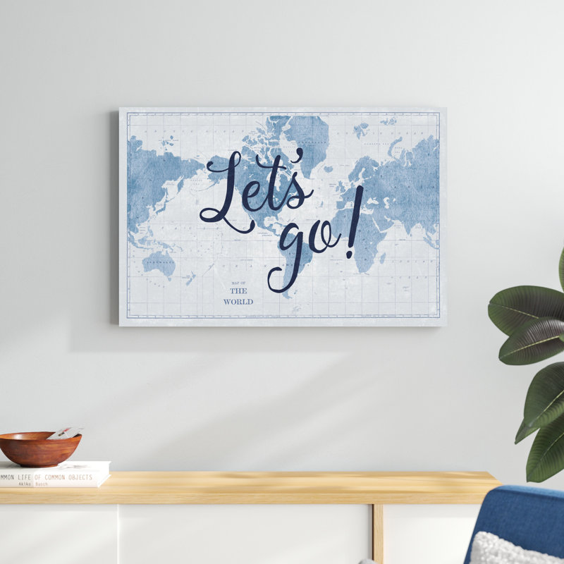 Plan du monde «Lets Go», H 24 po x l 36 po