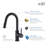 KIBI Luxe Pull Down Kitchen Faucet-53136774