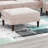 5Pcs Modular Sectional Set 2X One Arm Chairs 2X Armless Chair 1X Ottoman