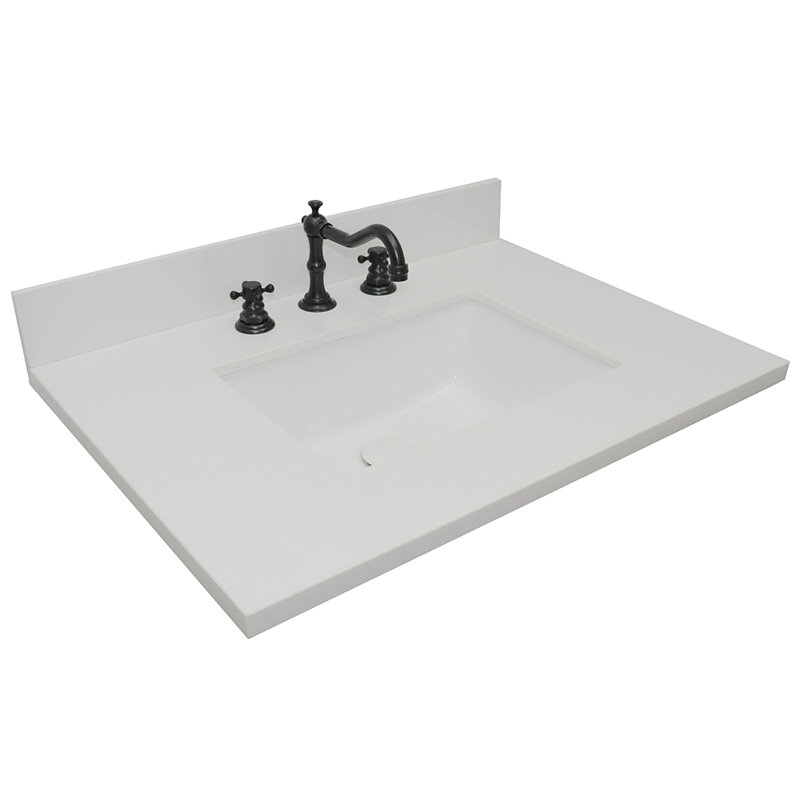 Plateau de meuble-lavabo simple 31 po