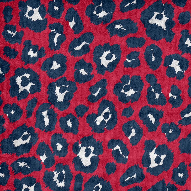 Everdene Bath Towel, Polyester/Cotton Blend, Red/White/Nautical Blue