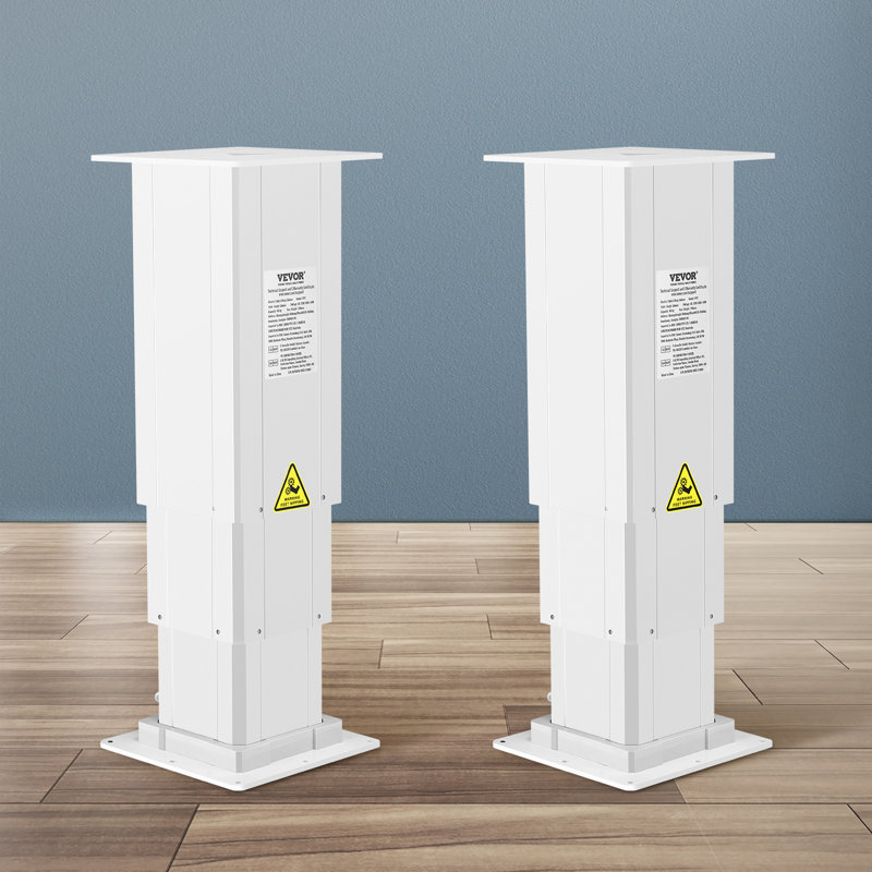 Système de colonne de levage de table électrique réglable de 260 lb avec une hauteur de 14,2 à 31,1 po