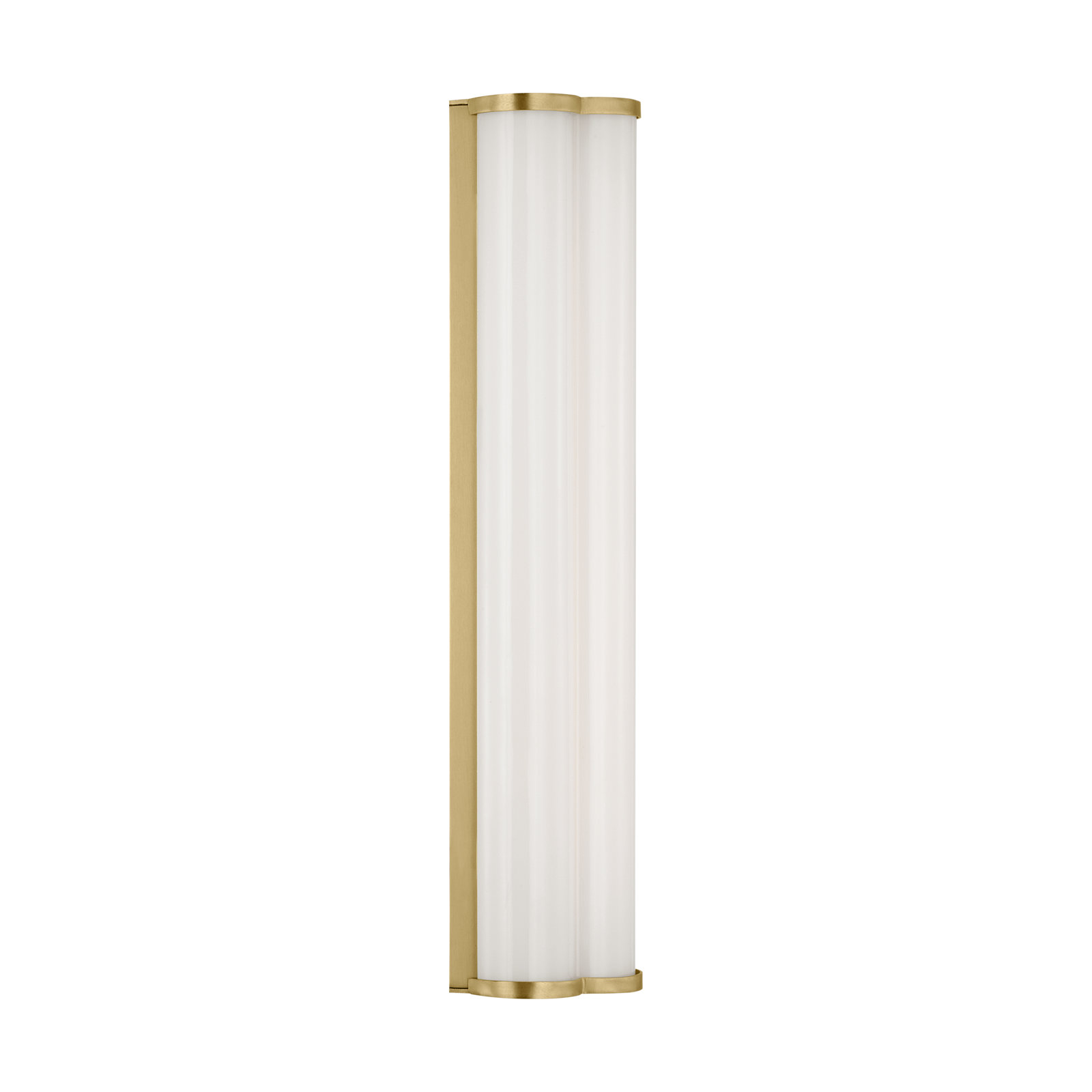 Freya Single Ribbed Dimmable LED Vanity Light