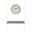 Horloge murale avec 2 tablettes et 3 crochets-428791286