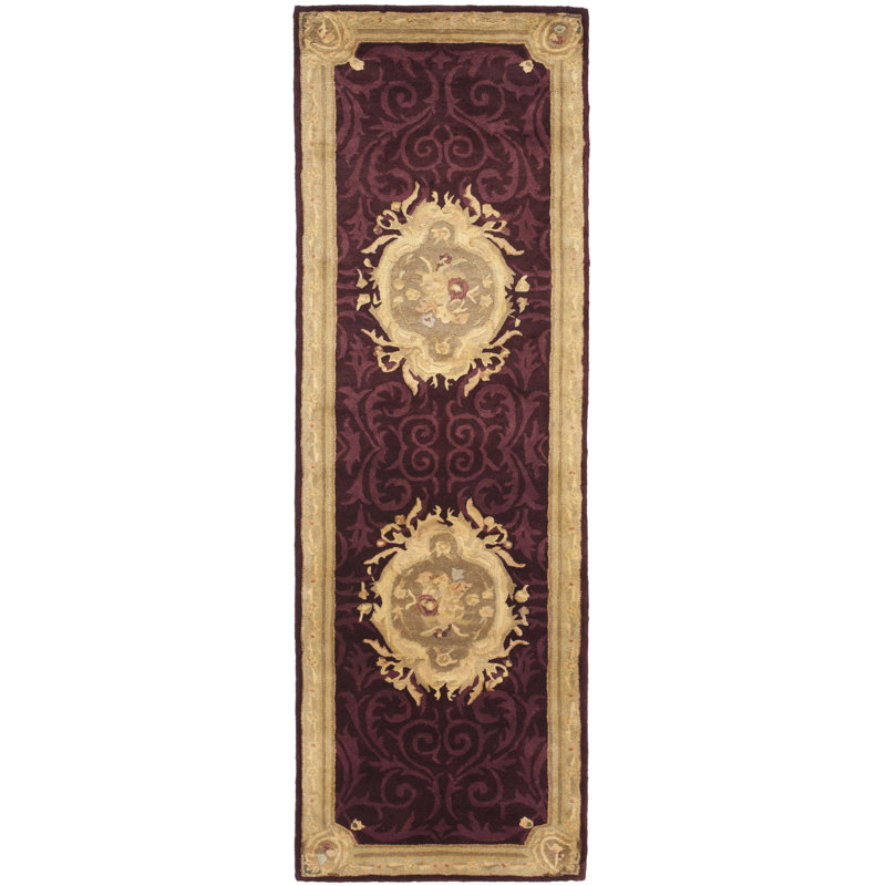 Bedgood Hand Tufted Wool Oriental Rug, Runner 2'6" x 12'