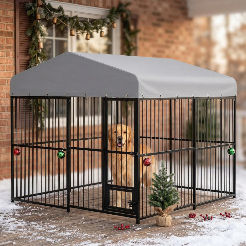 180cm H Metal Yard Kennel