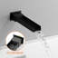 Système de douche mural de 8 pouces avec robinet de baignoire cascade, robinet de douche à poignée simple, ensemble de garniture de douche en laiton moderne avec valve brute-110274461