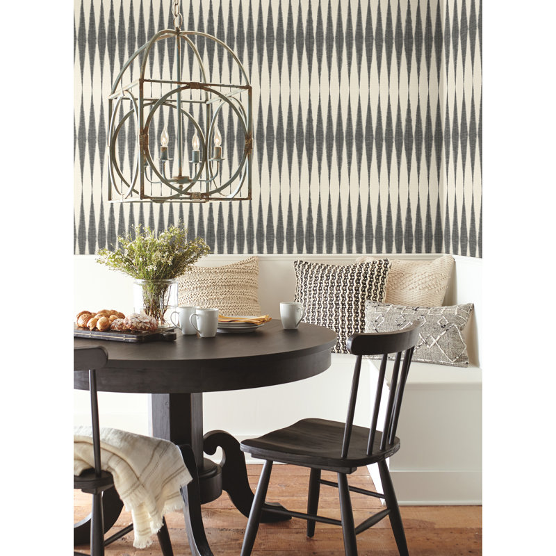 Papier peint auto-adhésif Magnolia Home, Noir