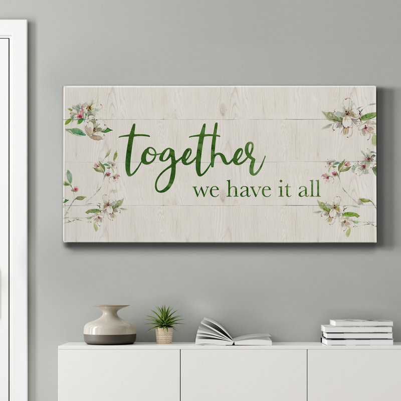 " Together ", 40" H x 20" W 1.5" D