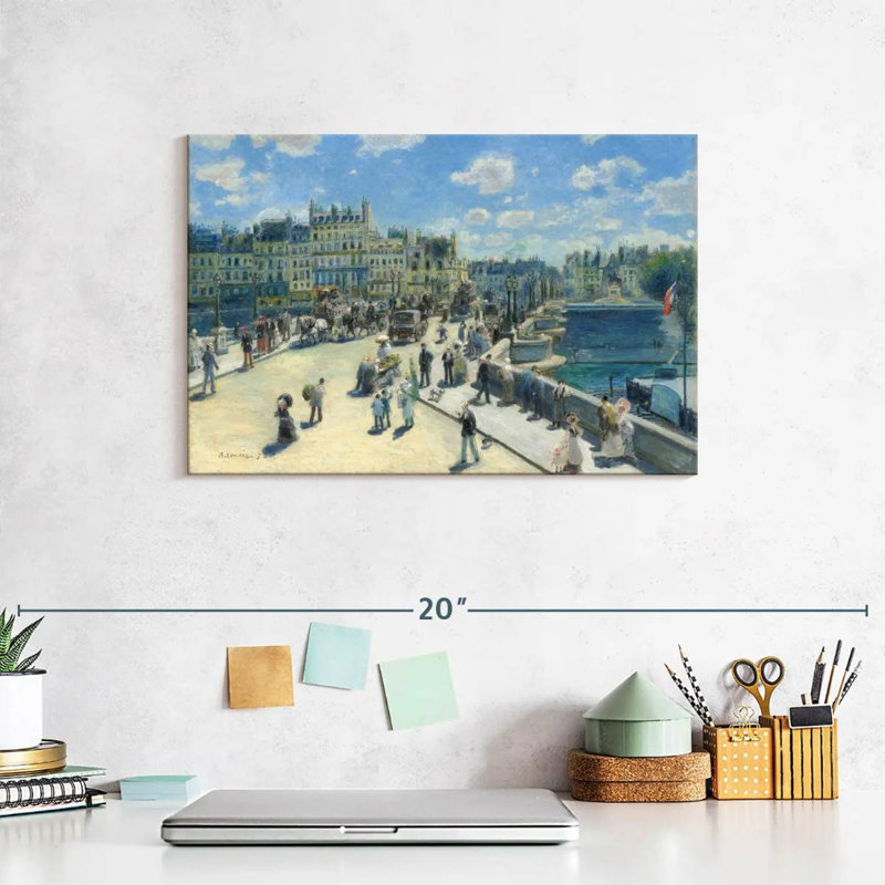 Ravi Pont Neuf Paris, H 8 po x l 12 po