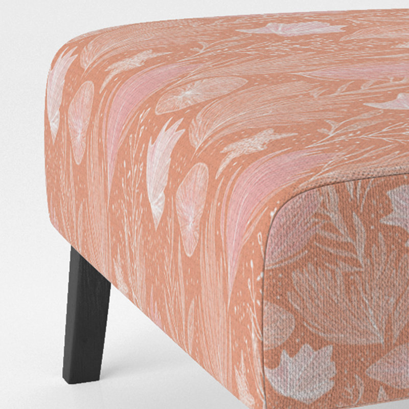 Fauteuil de chambre Abstract, Pantoufle sans accoudoirs