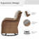 Ashawn Wicker Outdoor Swivel Rocker Chair with Cushions