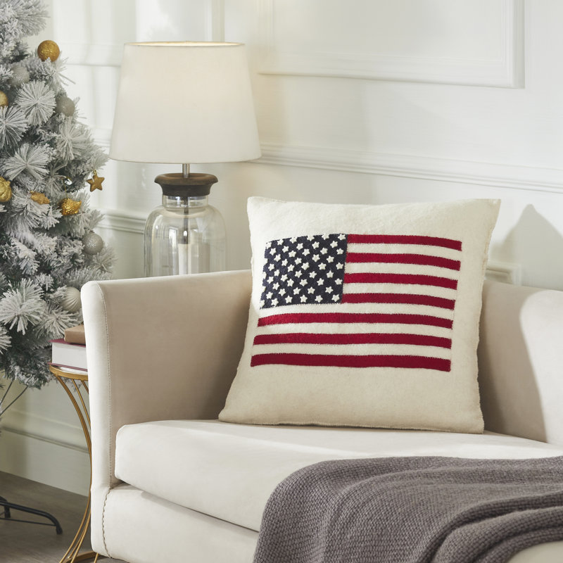 Square Wool Pillow Cover, Pillow (includes insert)