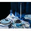 Colorblock Embroidered Linen Napkins-1597369111