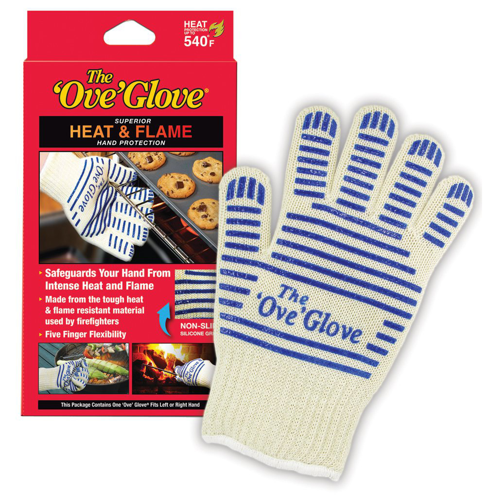 Joseph Enterprises Striped Synthetic Fiber Oven Glove Joseph Enterprises