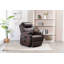Fauteuil inclinable électrique en cuir Jesseca-341504367