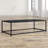 Weidler Coffee Table- Black Metal Miley Coffee Table – Modern Rectangle Metal Accent Table for Living Room, Contemporary Minimalist Center Table - Black Coffee Table-1629812549