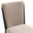 Blondell Modern Glam Iron Upholstered Armless Dining Chair with Toothpick Back-587254691