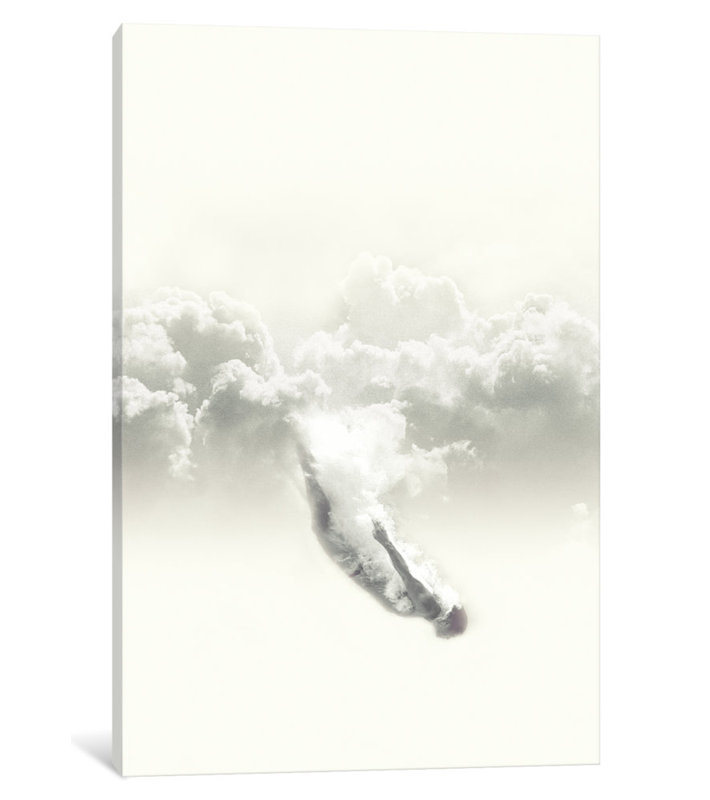 «Sky Diver», impression sur toile, H 40 po x l 26 po x P 1,5 po, Pas de tapis, Toile tendue
