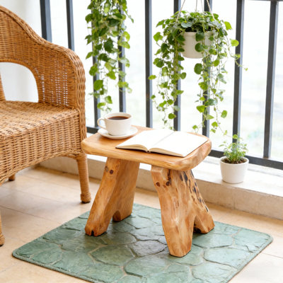 Solid Wood Accent Stool