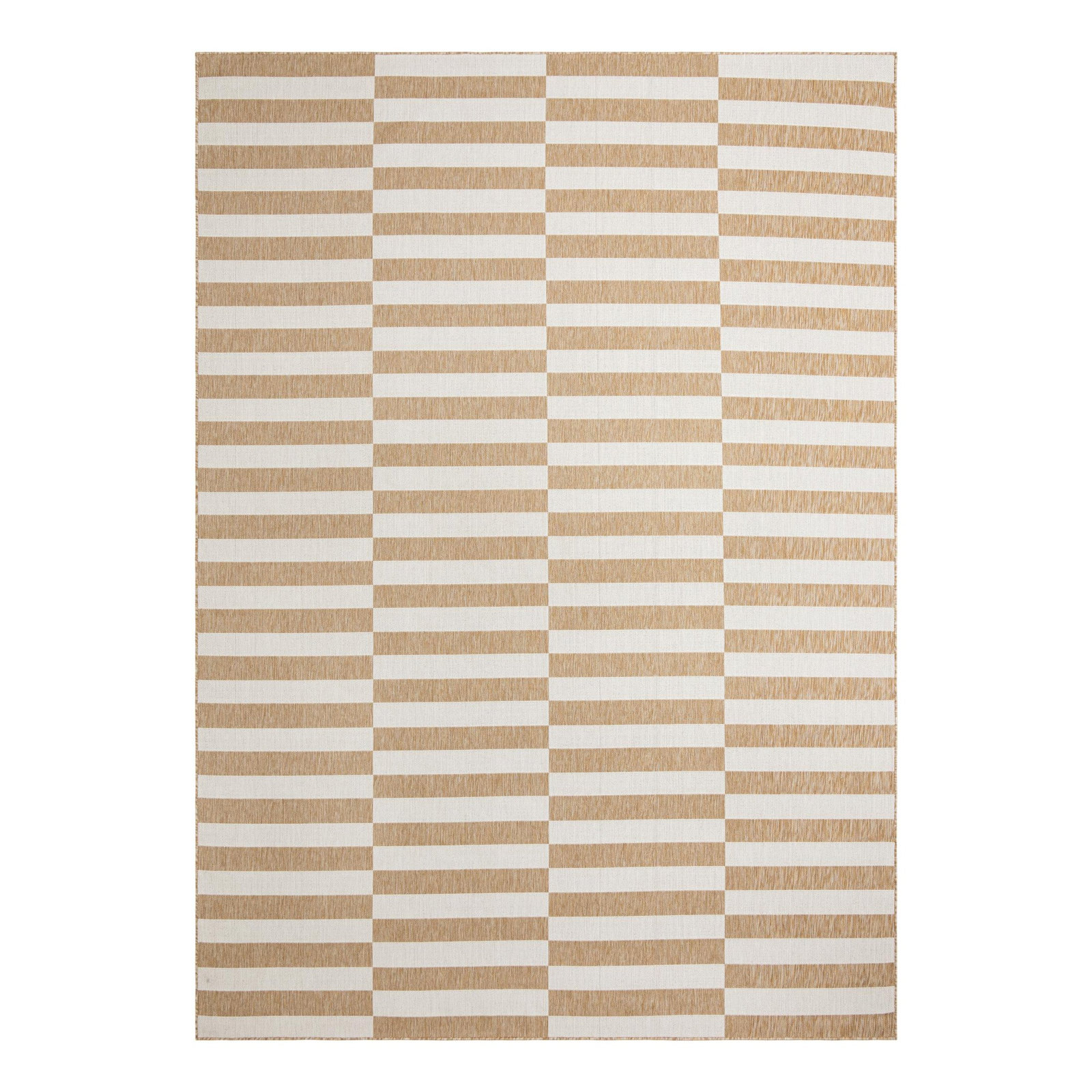 Robinson Taupe Ivory Outdoor Rug, Rectangle 10' x 14'1"