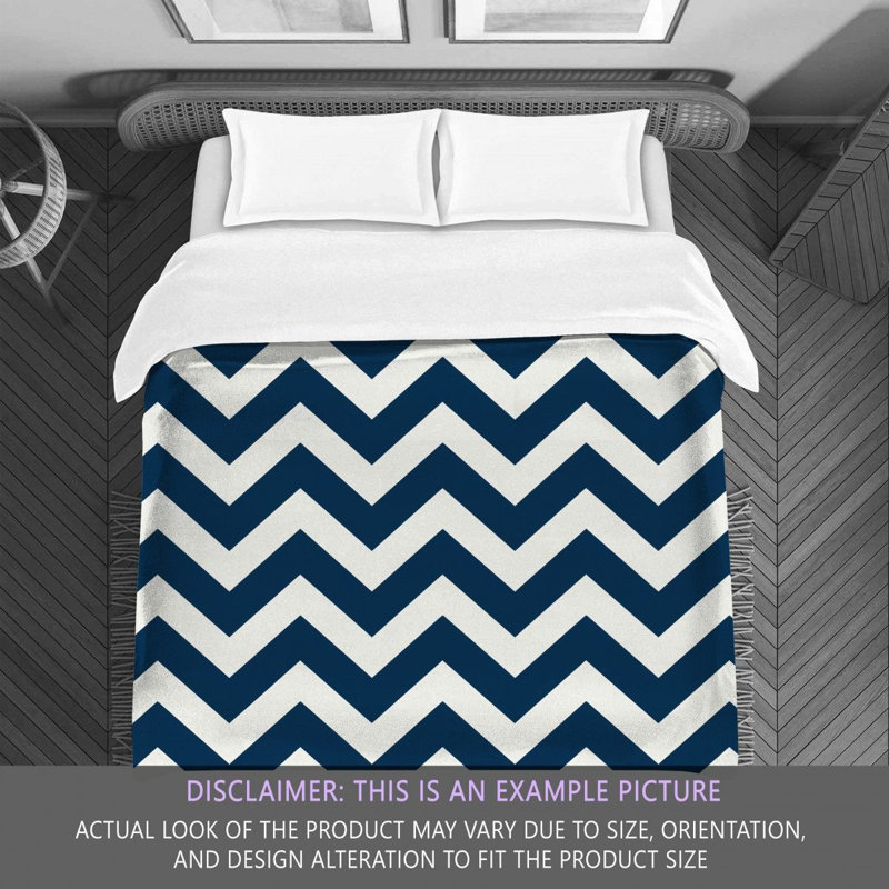 Polyester Chevron / Zig Zag Comforter, Queen Comforter