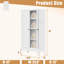 Metal Kitchen Pantry Cabinet 3 Adjustable Shelves-129188310