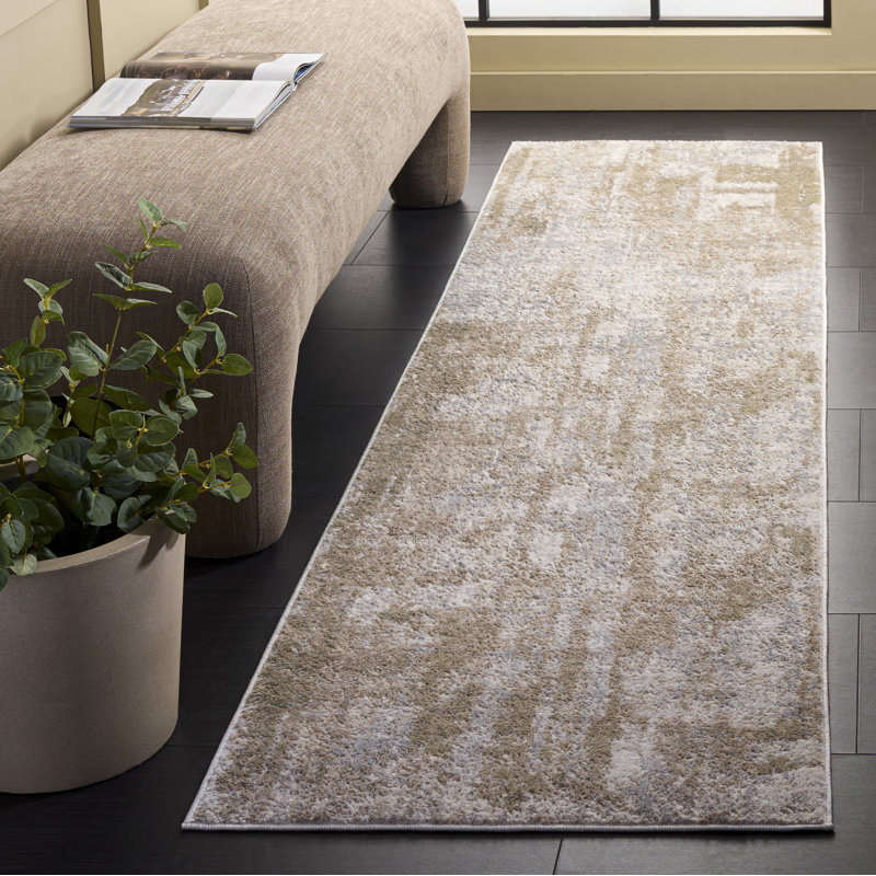 Madrid 818 Performance Abstract Rug, Runner 2'-2 x 8'