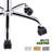 Norrin Armless Ergonomic Adjustable Swivel Office Chair with Wheels – Modern Rolling Computer Desk Chair, Comfortable Task Chair for Home Office, Study, or Vanity-18749162