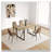 Industrial Rectangular Dining Table-847403485