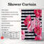 Rideau de douche floral 1 pièce-312471176