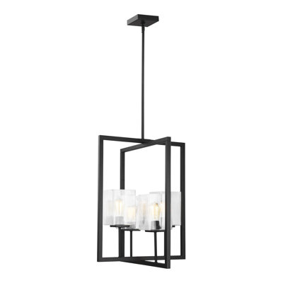 Aya 4 - Light Midnight Black Unique/Statement Pendant