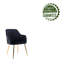 Abdulbaki 46cm H Velvet Upholstered Armchair-1299802430