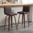 Mariea Swivel Upholstered Counter Stool-898075345-898075344