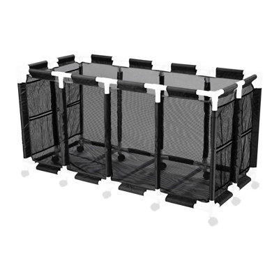  Replacement Mesh Cover Net for Extra Large 274 Gallon Pool Float Toys Storage Bin Black