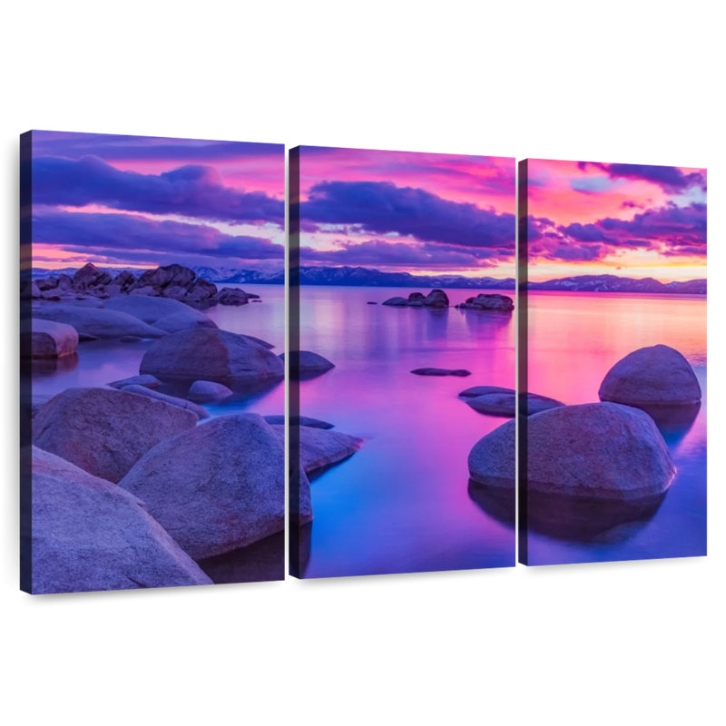 Alvord Lake Tahoe Glow, 48" H x 74" W
