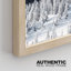 «Winter Snow Frost Mountain Tree Landscape», ensemble de 4 impressions murales d'automne encadrées sur papier, impression de 4 pièces-93012575-93012578