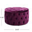 Velours fuchsia moderne avec une surface brillante et un intérieur doux