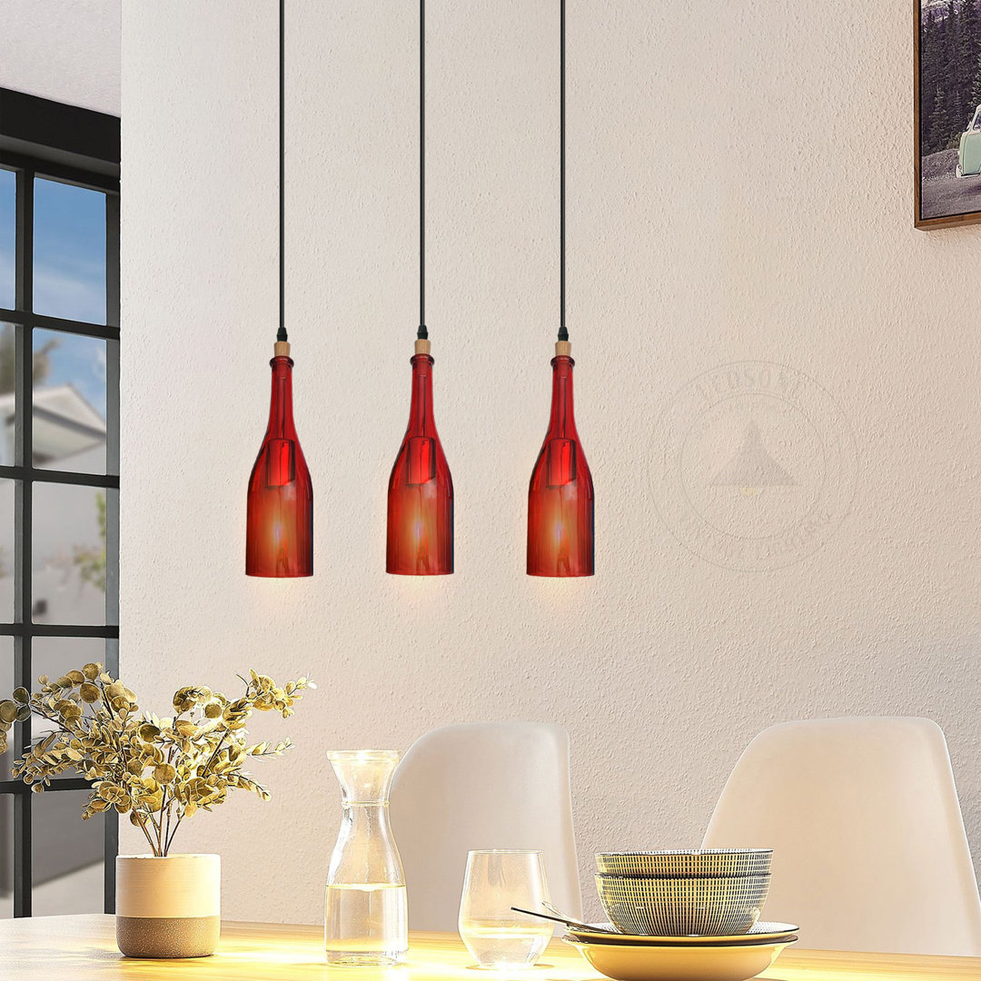 Paliwal 3 - Light Kitchen Island Bottle Shape Pendant