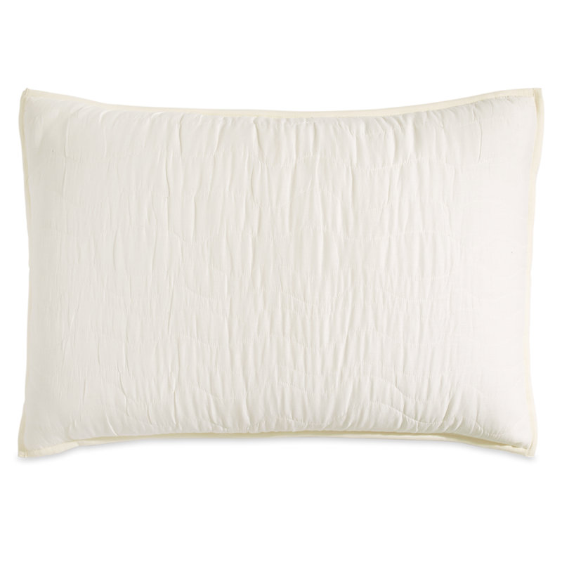 Cotton Pillow Sham, Natural, Standard