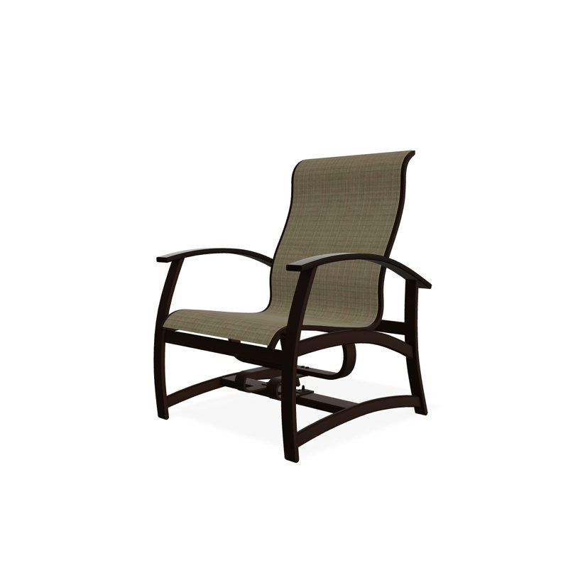 Belle Isle Outdoor Lounge Chair, Kona, Elevation Stone