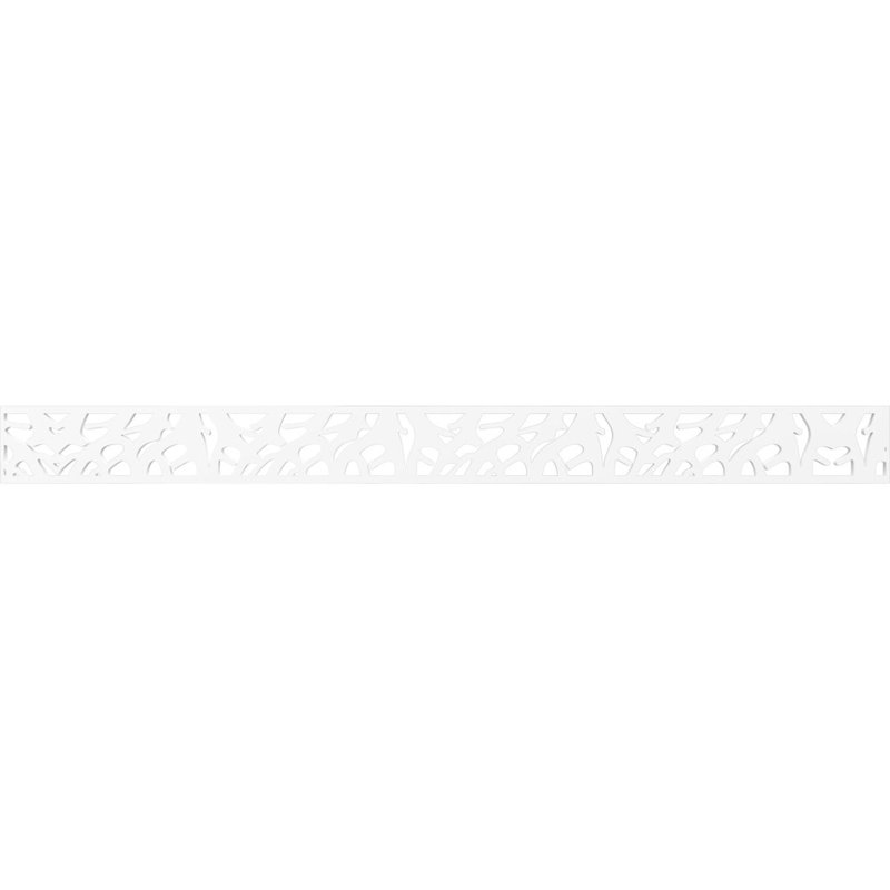 Moulure Manton, H 4 po x l 46,38 po x P 0,38 po, PVC de qualité architecturale